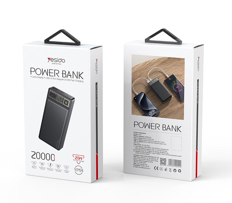 Yesido 20,000mAh Power Bank