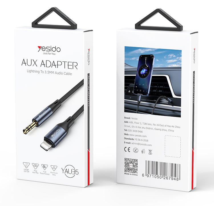 Yesido AUX Adapter To Lighting