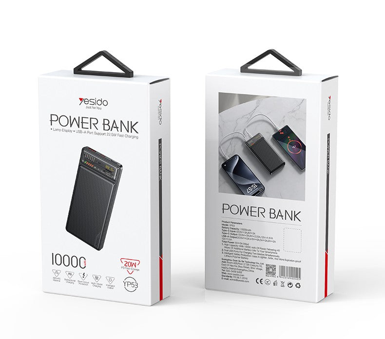 Yesido 10,000mAh Power Bank