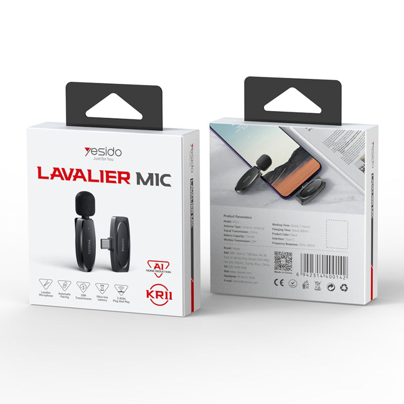 Yesido Lavalier Mic (Type-C)
