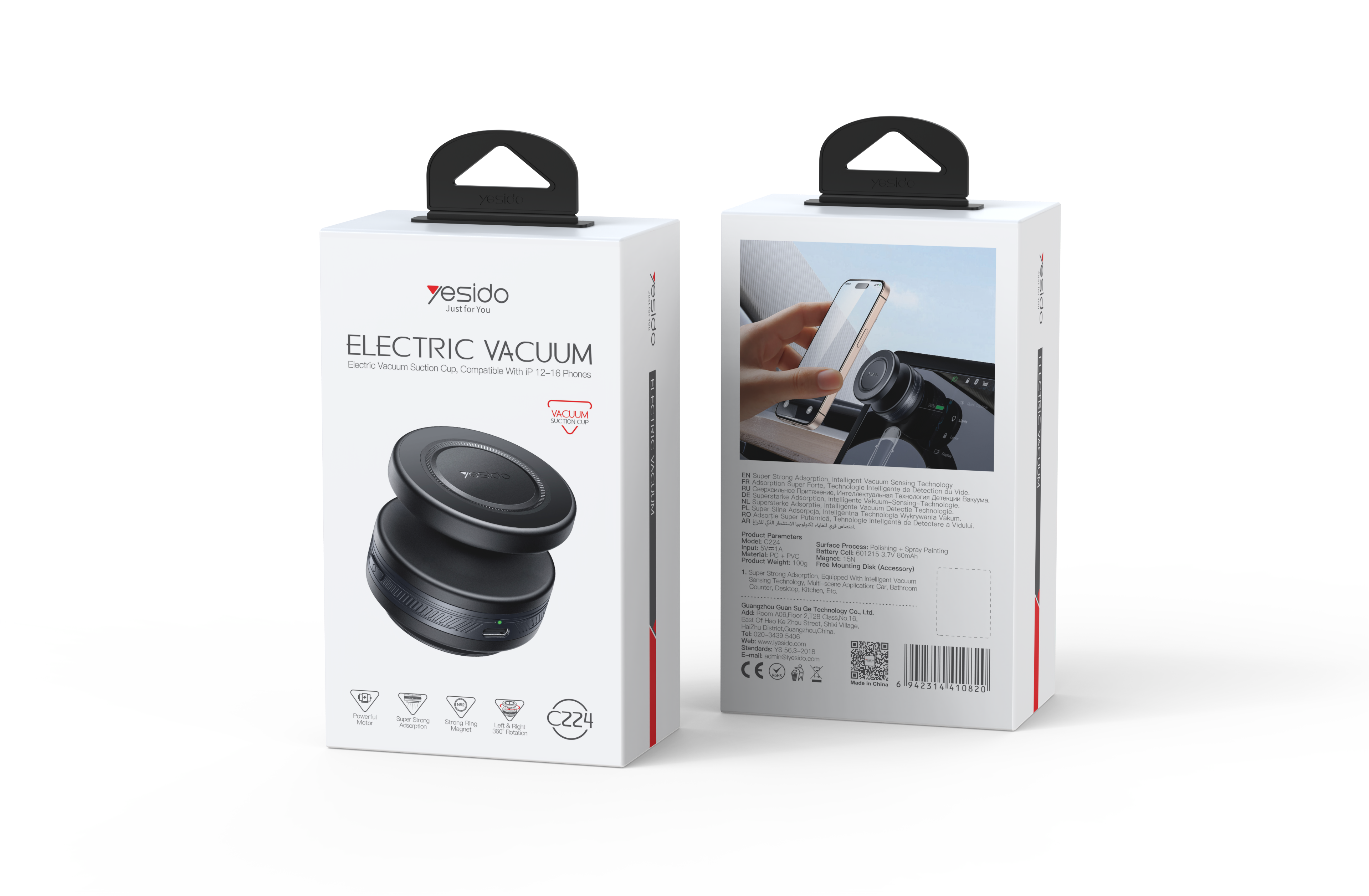 Yesido Electric Vaccum Holder