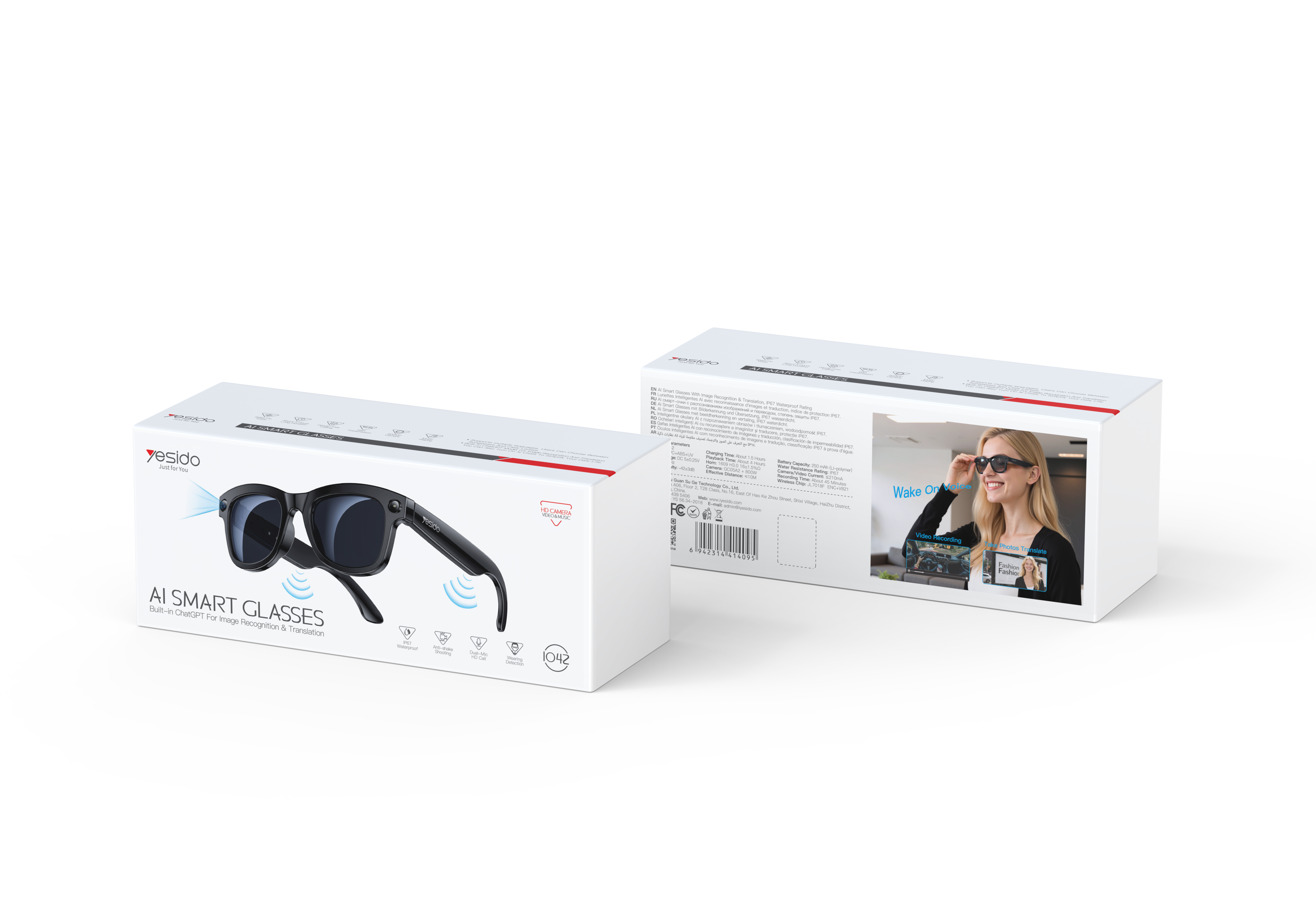 Yesido AI Smart Glasses