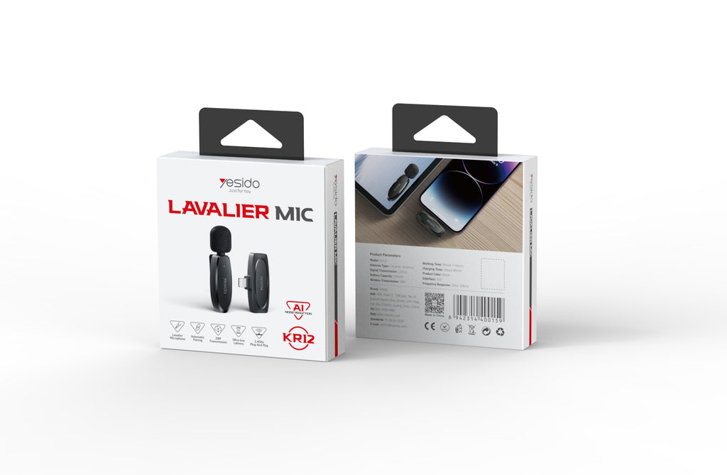 Yesido Lavalier Mic (Lighting)