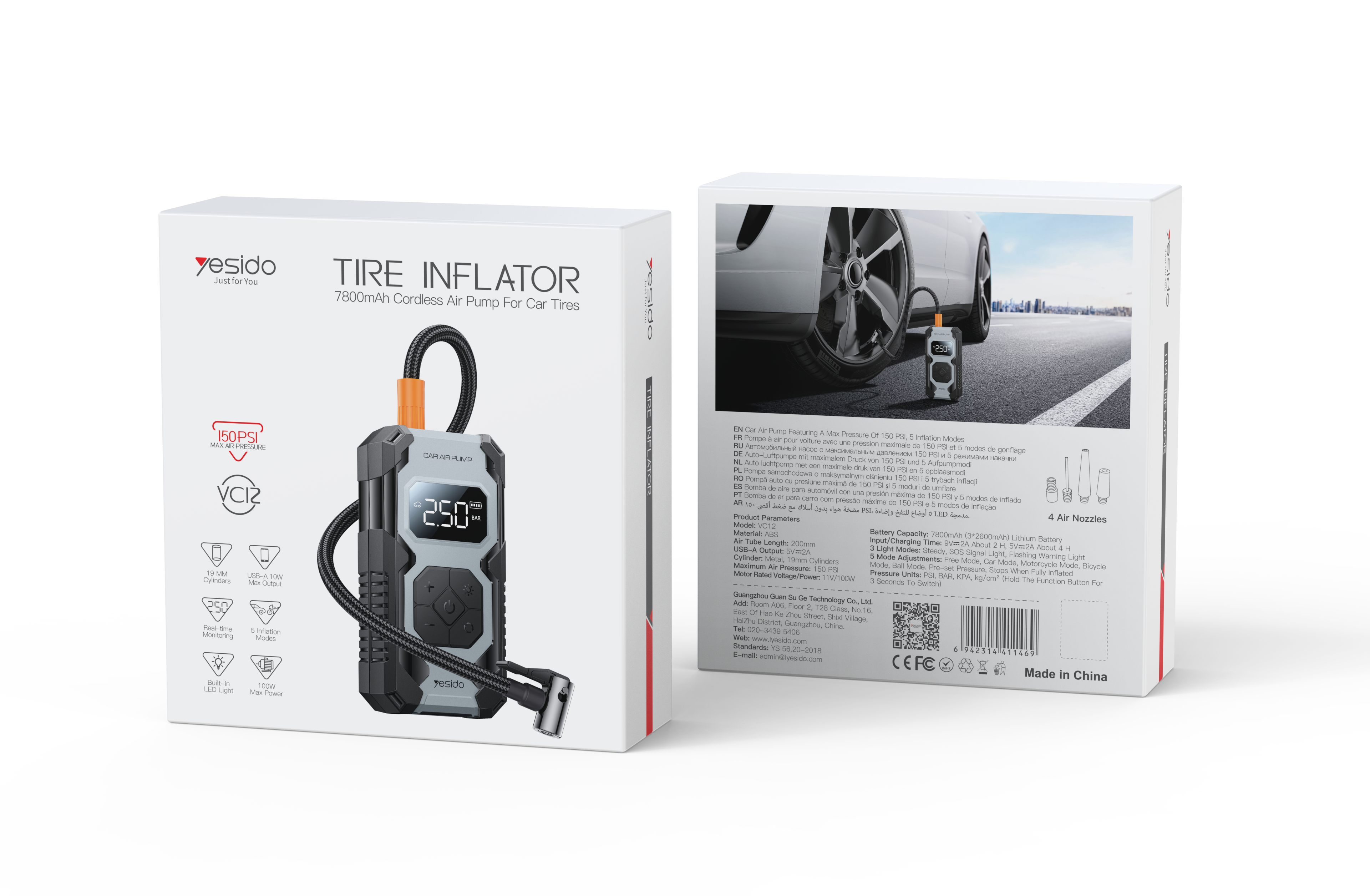 Yesido Tire Inflator