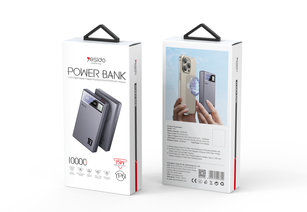 Yesido 10,000mAh Magsafe Power Bank